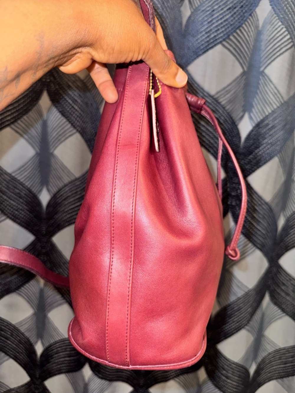 Coach Drawstring Sac Bag - Picture 6 of 10